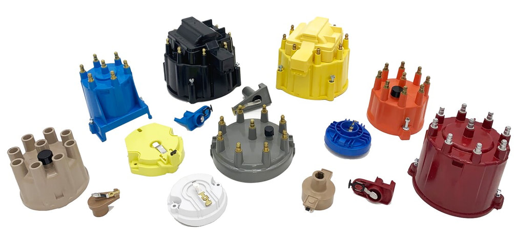 Injection molded distributor caps Taro manufacturing
