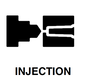 Injection molded icon by Taro