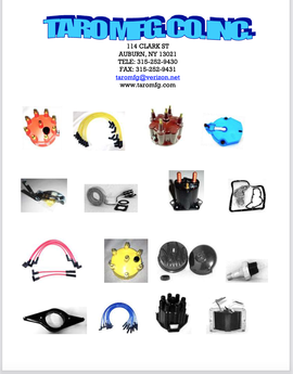 Taro manufacturing ignition parts catalog